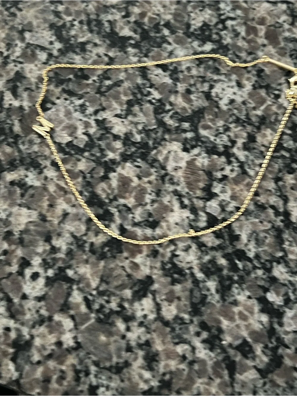 Kendra Scott M initial necklace